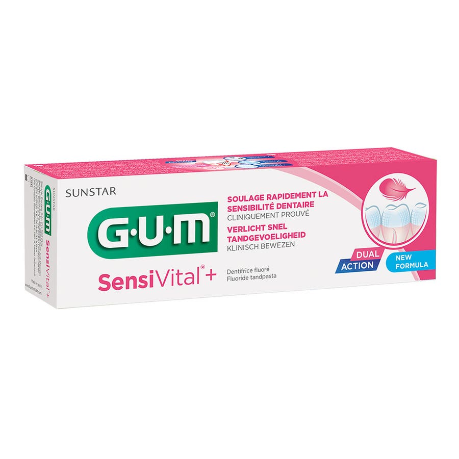 Gum SensiVital+ Toothpaste Sensitive Teeth 75ml (2.53fl oz)