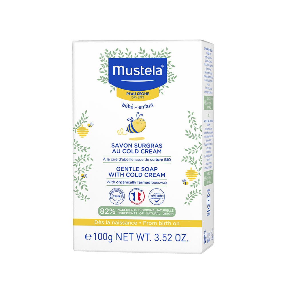 Mustela Baby Gentle Soap Bar With Cold Cream Nutri-protective 100g (3.53oz)