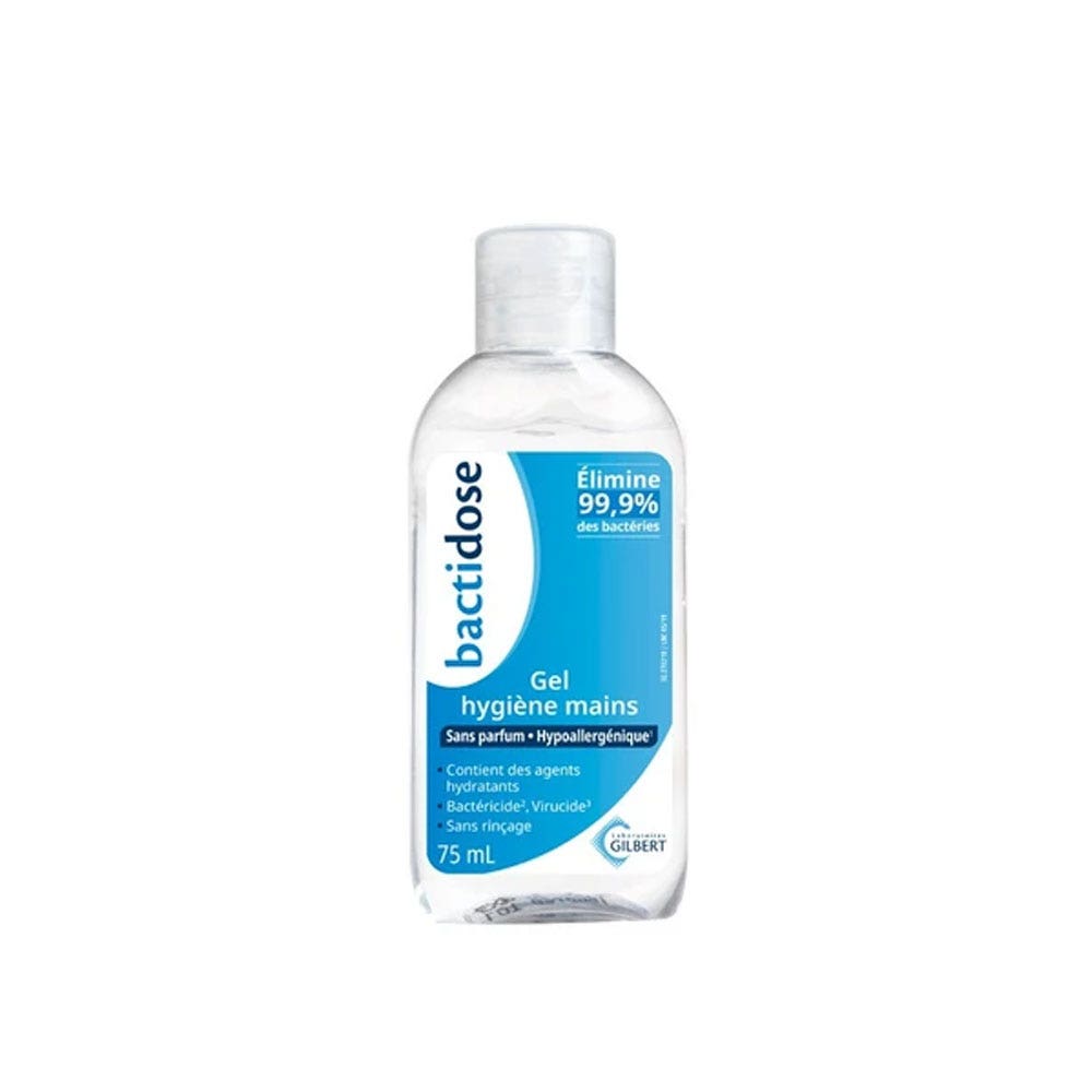Bactidose Hydroalcoholic gel 75ml (2.54fl oz)