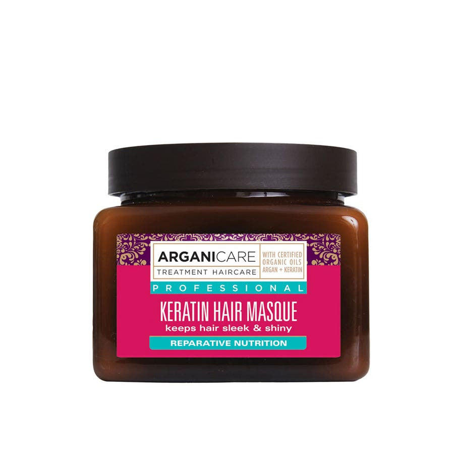 Masque capillaire à la kératine Arganicare réparateur et nourrissant 500 ml 