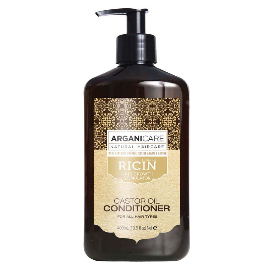 Après-shampoing reconstructeur au ricin Arganicare 400 ml (13,52 fl oz) 