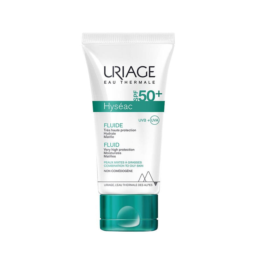 Uriage Hyseac Fluide SPF 50+ Peaux Mixtes à Grasses 50 ml 