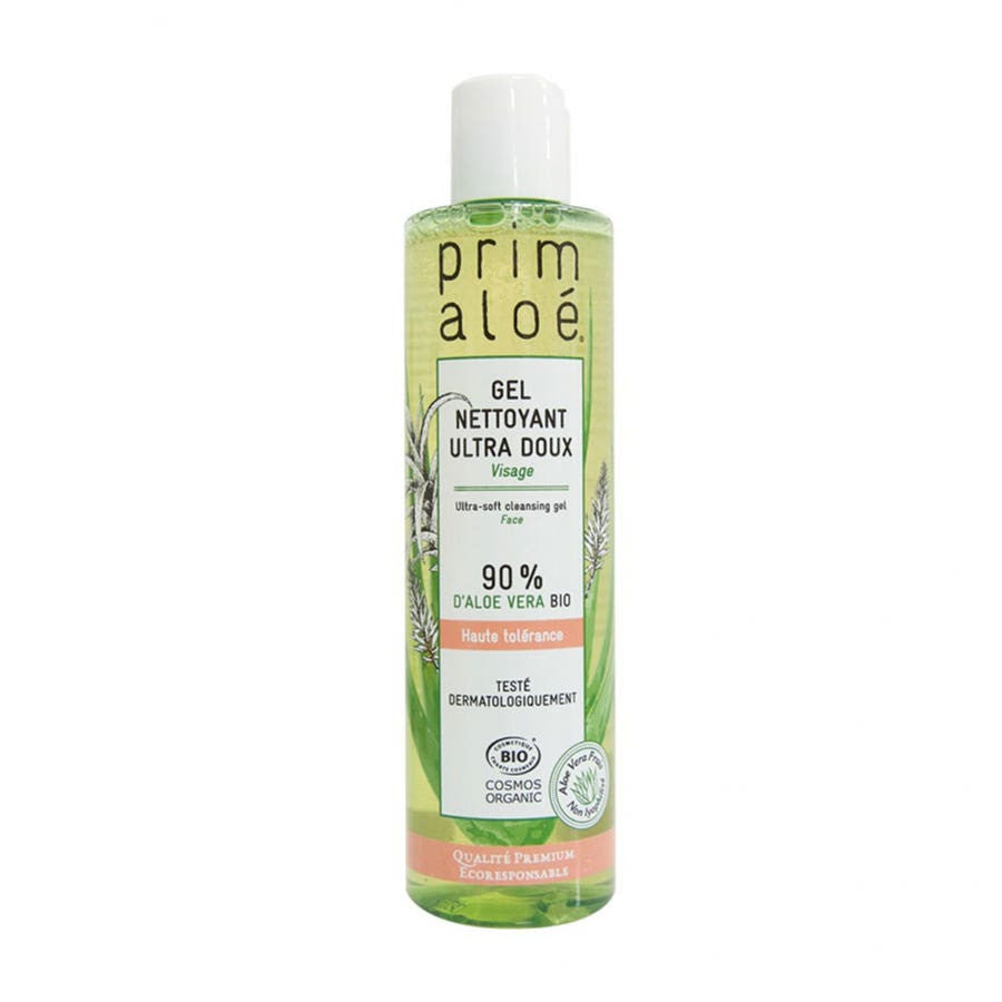 Gel nettoyant Prim Aloe Ultra Doux 90 % Aloe Vera 250 ml 