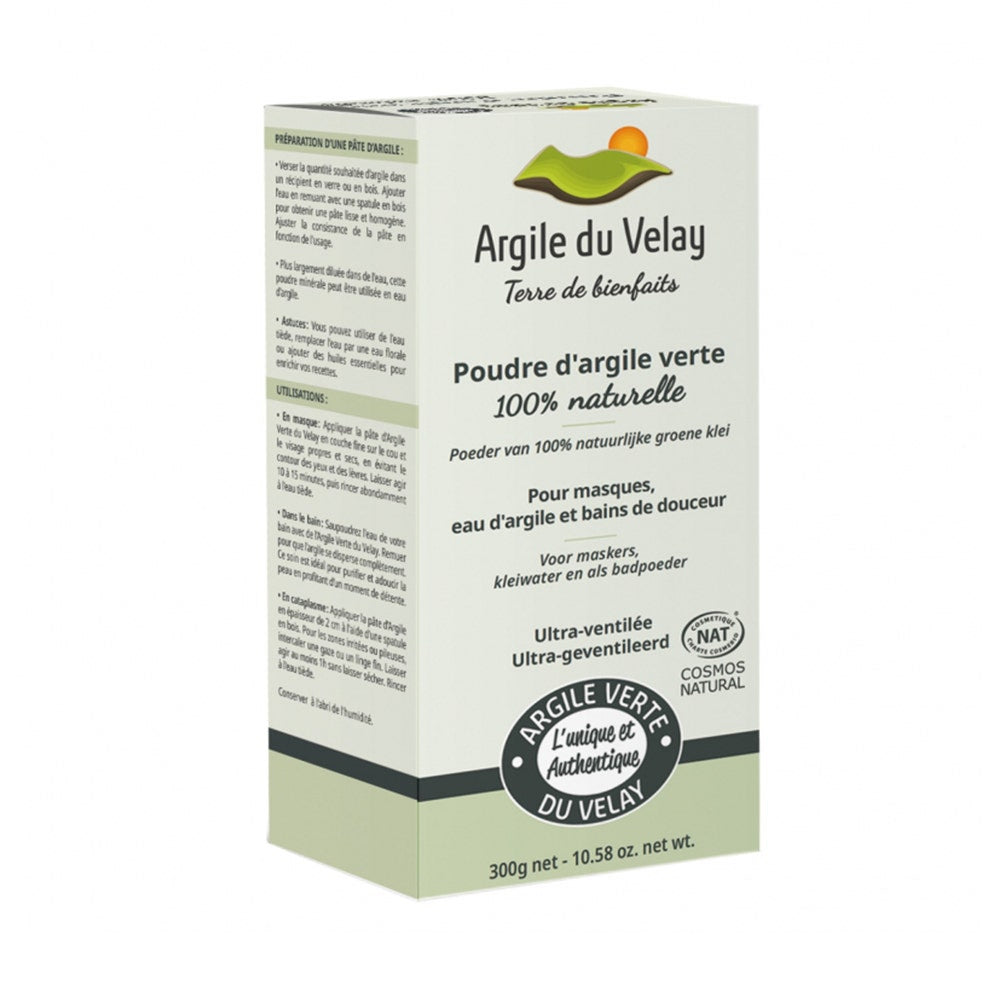 Argile du Velay 100% Natural Green Tea Powder 300g (10.58oz)