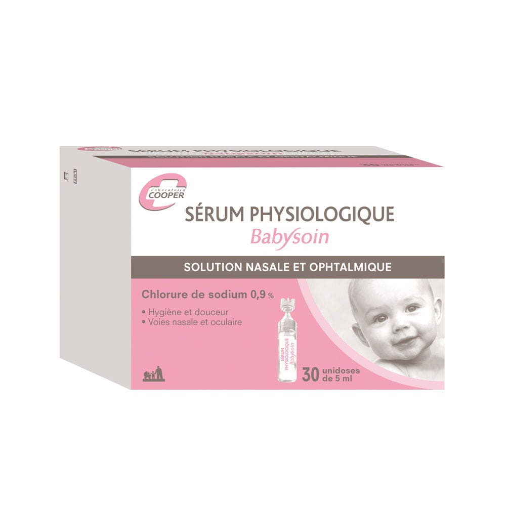 Babysoin Babysoin Physiological Serum Nasal and ophthalmic solution 30x5ml (0.17fl oz)