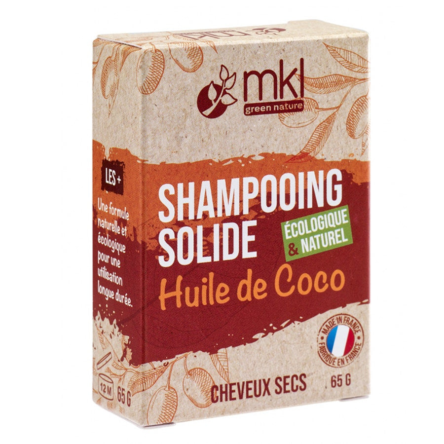 Shampoing Mkl Solide à l'huile de coco 65 g (2,29 oz) Cheveux secs 