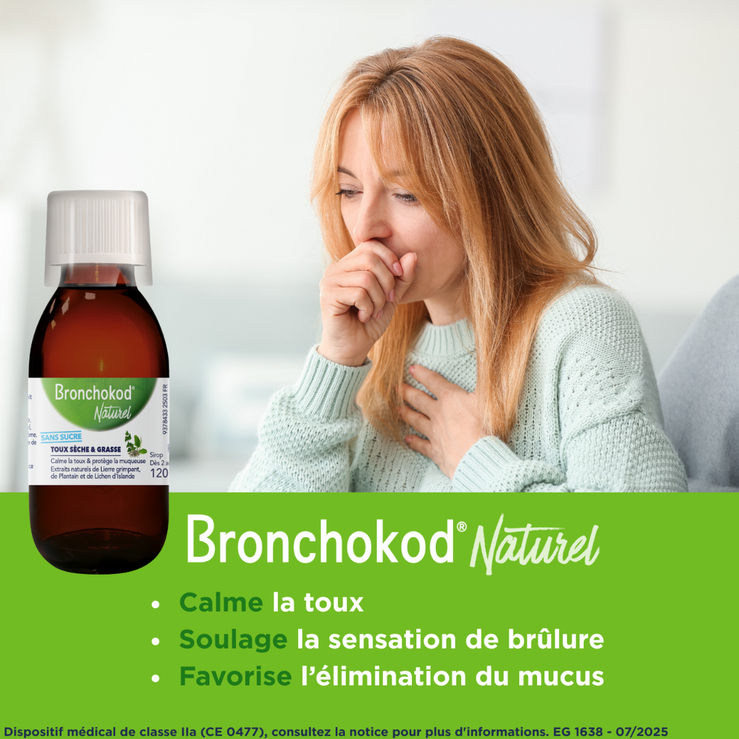 EG Labo Bronchokod Natural para Tosse Seca e Produtiva Sem Açúcar 120ml