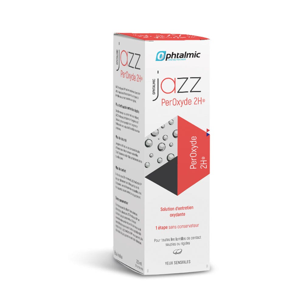 Ophtalmic Peroxyde 2H Jazz Oxidising maintenance solution 225ml (7.61fl oz)
