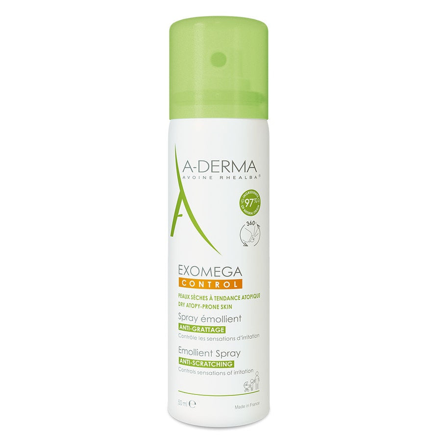 A-Derma Exomega Control Anti-Scratching Emollient Spray for Dry Skin Dry Skin 50ml (1.69fl oz)