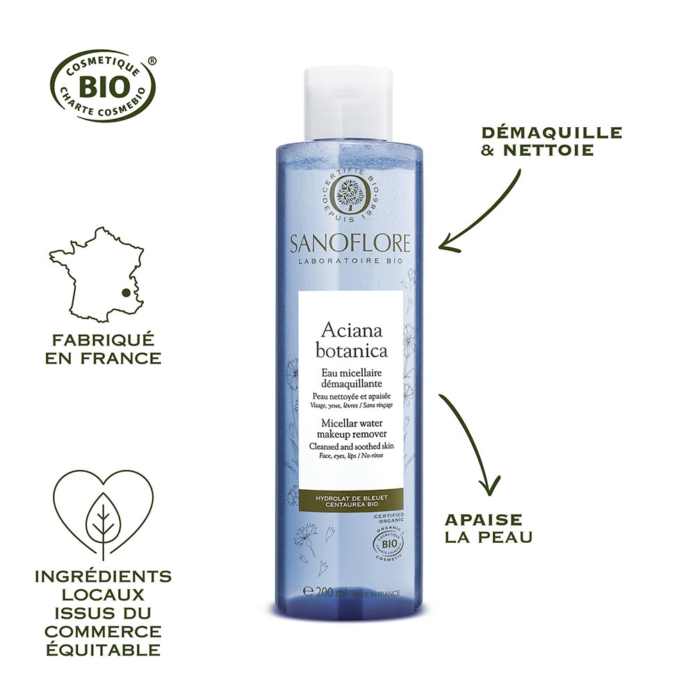 Sanoflore Aciana Botanica Cleansing Micellar Water 200ml (6.76fl oz)