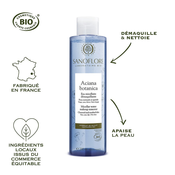 Sanoflore Aciana Botanica Cleansing Micellar Water 200ml (6.76fl oz)