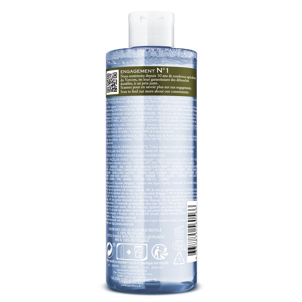 Sanoflore Aciana Botanica Cleansing Micellar Water 400ml (13.52fl oz)