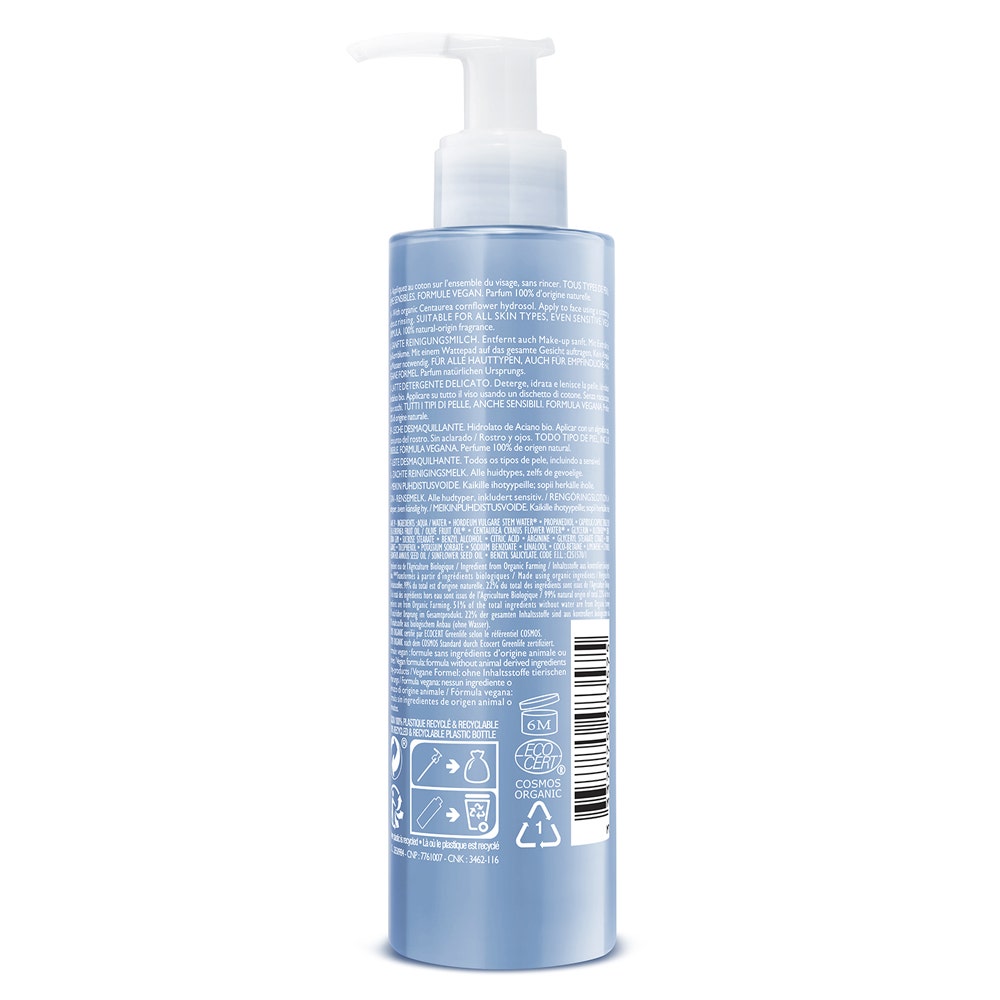 Sanoflore Hydra Ciana Soothing organic cleansing milk 200 ml (6.76fl oz)