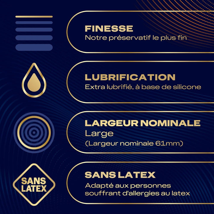 Durex Intensity XL Preservativos sin látex con sensación de calor corporal compartido x10
