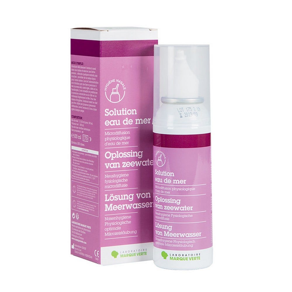 Marque Verte Quotisoin Seawater nasal spray 100 ml (3.38fl oz)