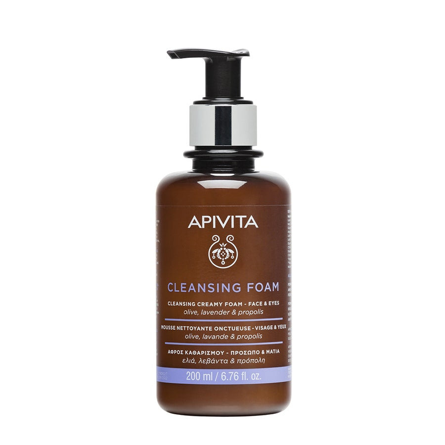 Apivita Creamy Cleansing Foam Face and eyes 200ml (6.76fl oz)