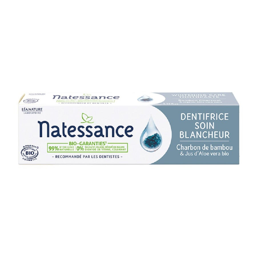 Dentifrice blanchissant bio Natessance 75 ml 