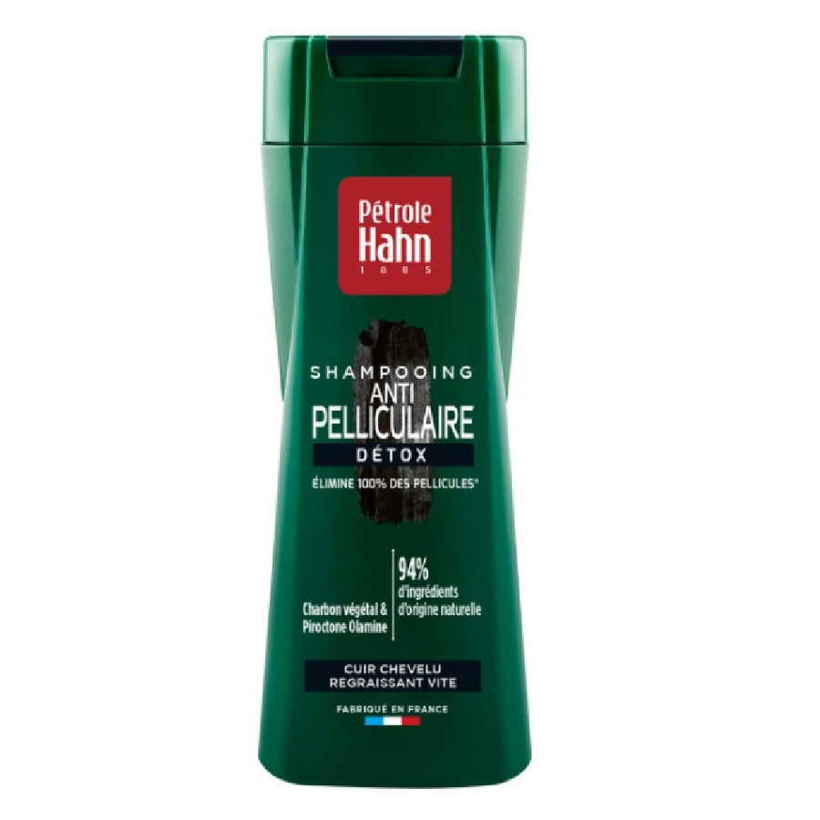 Shampooing détox au charbon de bois Petrole Hahn Cheveux gras 250 ml (8,45 fl oz) 