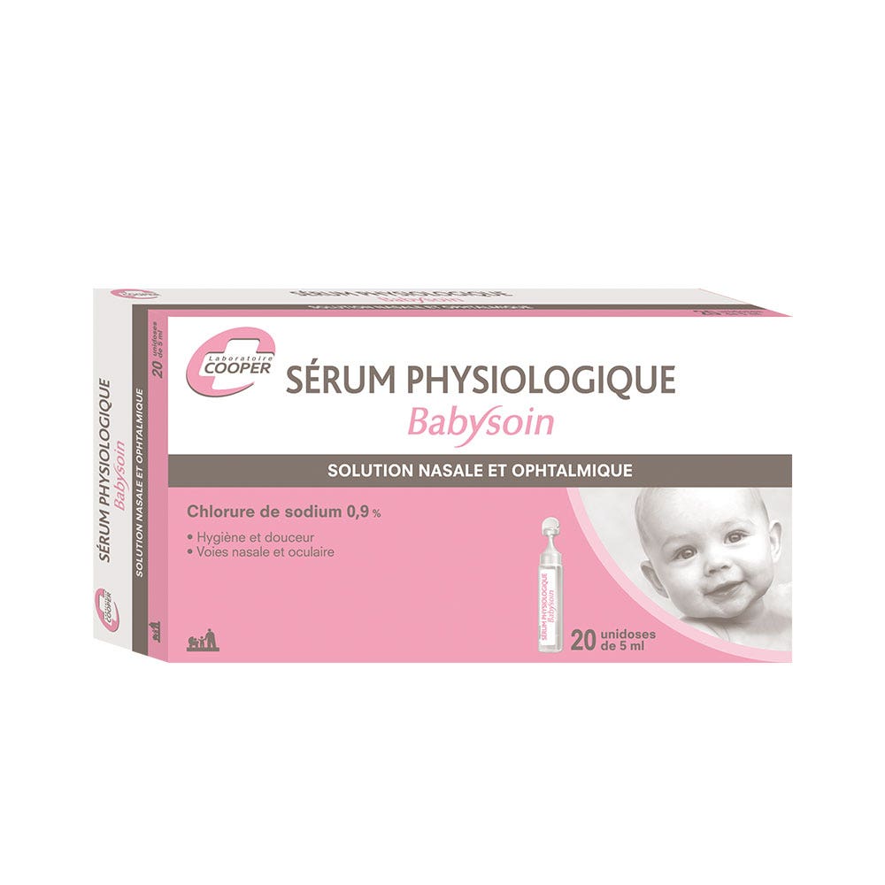 Babysoin Babysoin Saline solution nasal and ophthalmic solution 20x5ml (0.17fl oz)
