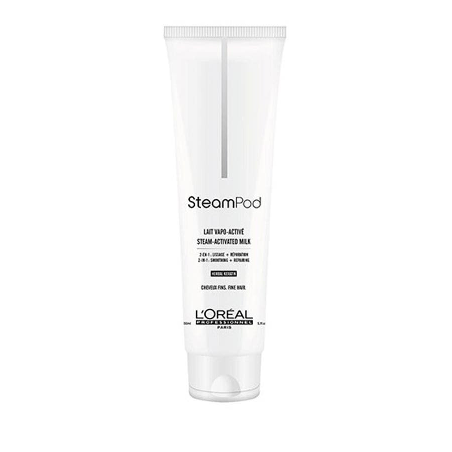 L'Oréal Professionnel Steampod Activa 2en1 Lait Vapo lissant + réparateur cheveux fins 150 ml (5,07 fl oz) 