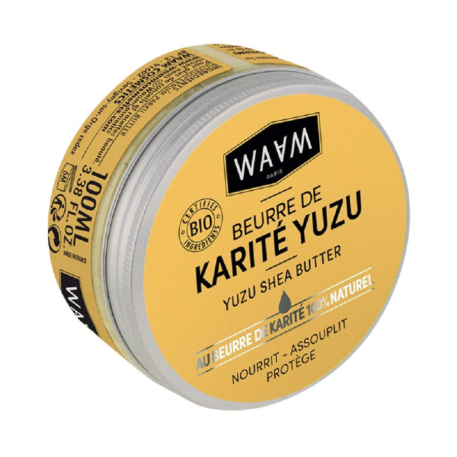 Beurre de karité brut au yuzu Waam 100 ml (3,38 fl oz) 