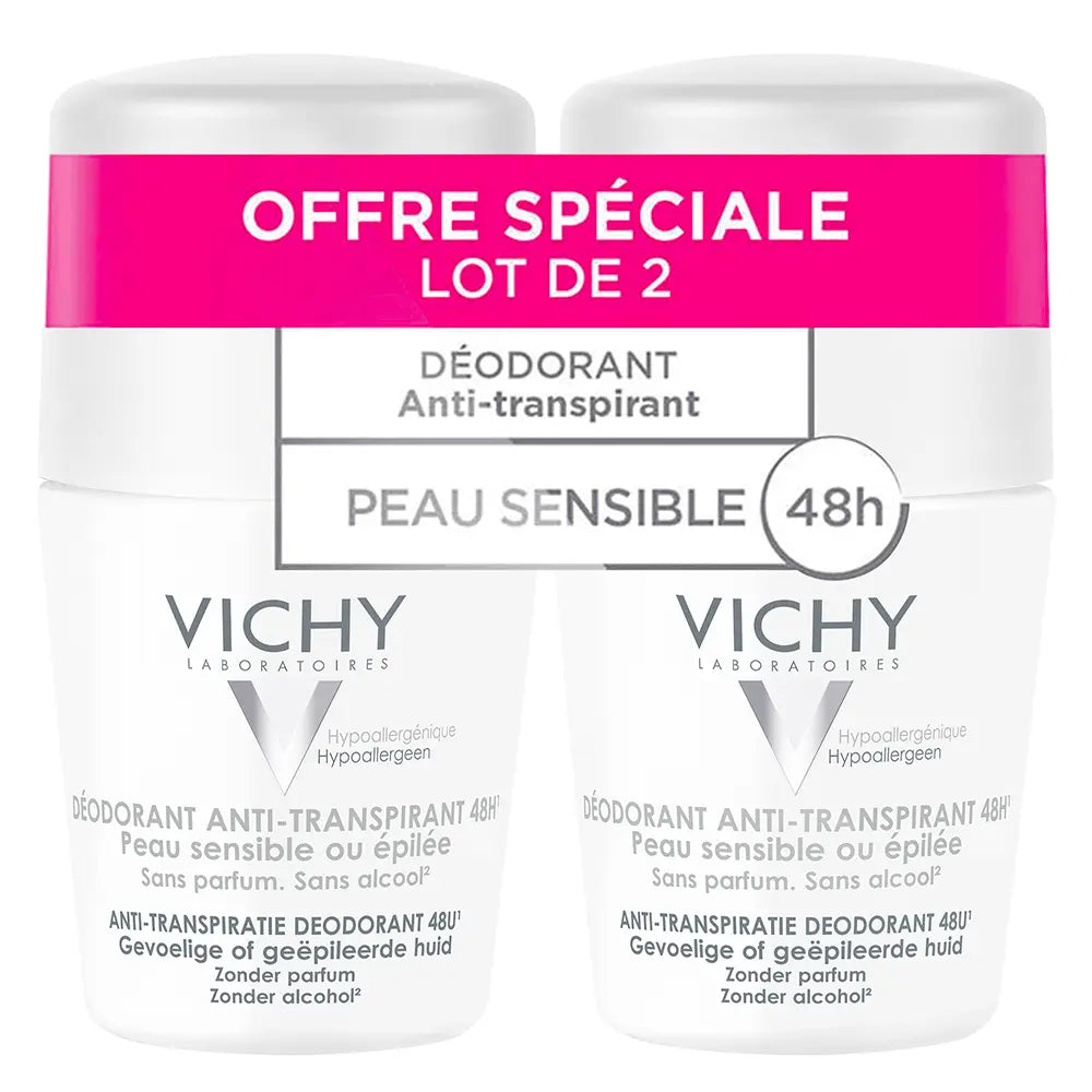 Vichy Anti-Transpirant-Deodorant für empfindliche/depilierte Haut, 48 h Schutz, 50 ml