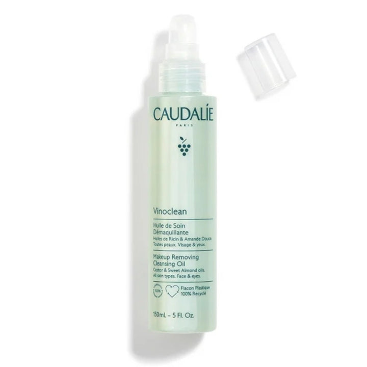 Caudalie Vinoclean Huile Nettoyante Démaquillante Visage &amp; Yeux 150 ml 