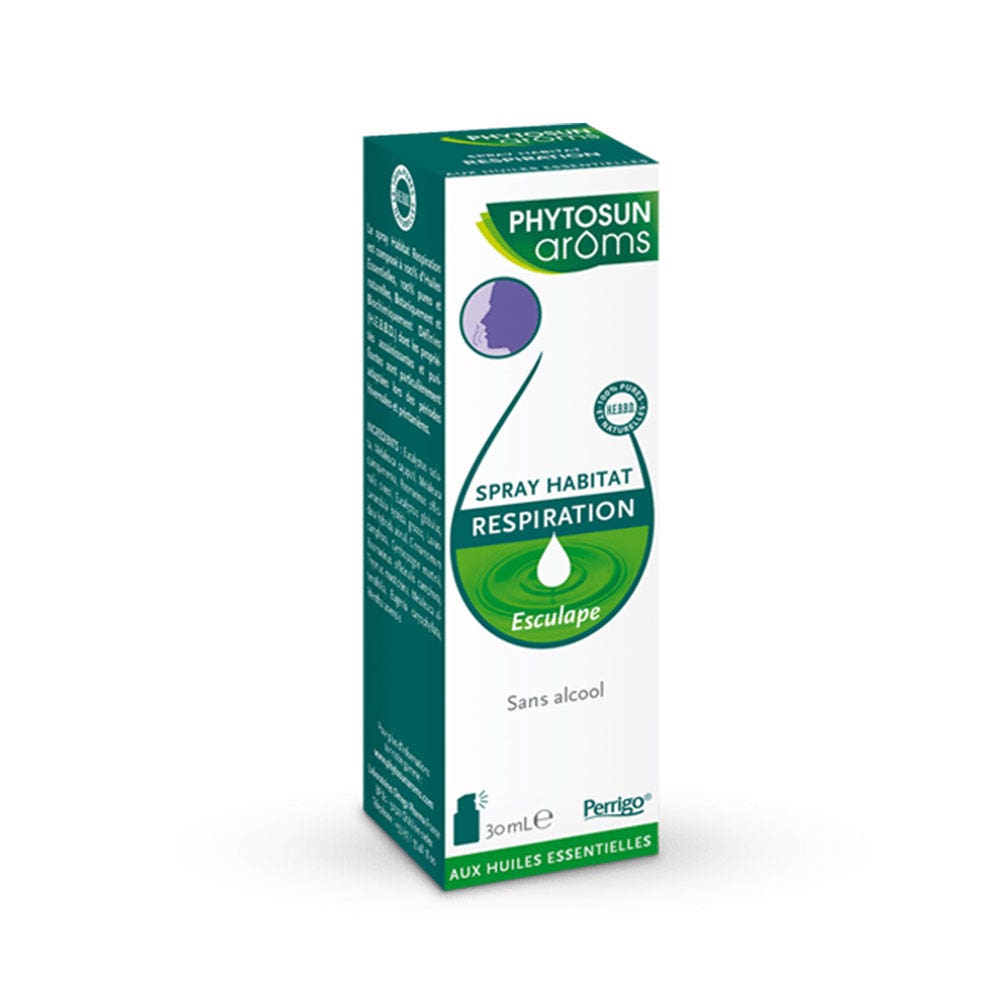 Phytosun Aroms Spray Esculape Breathing Room Mist Sans Alcool 30 ml (1.01fl oz)