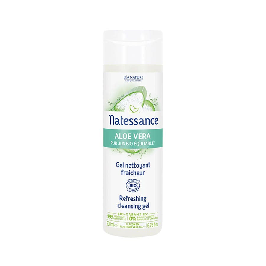 Natessance Gel Nettoyant Fraîcheur Bio 200 ml (6,76 fl oz)