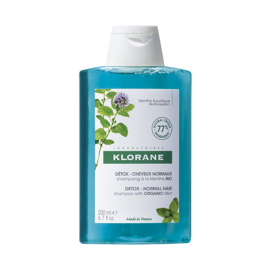 Shampoing Détox Anti-Pollution à la Menthe Aquatique Klorane 