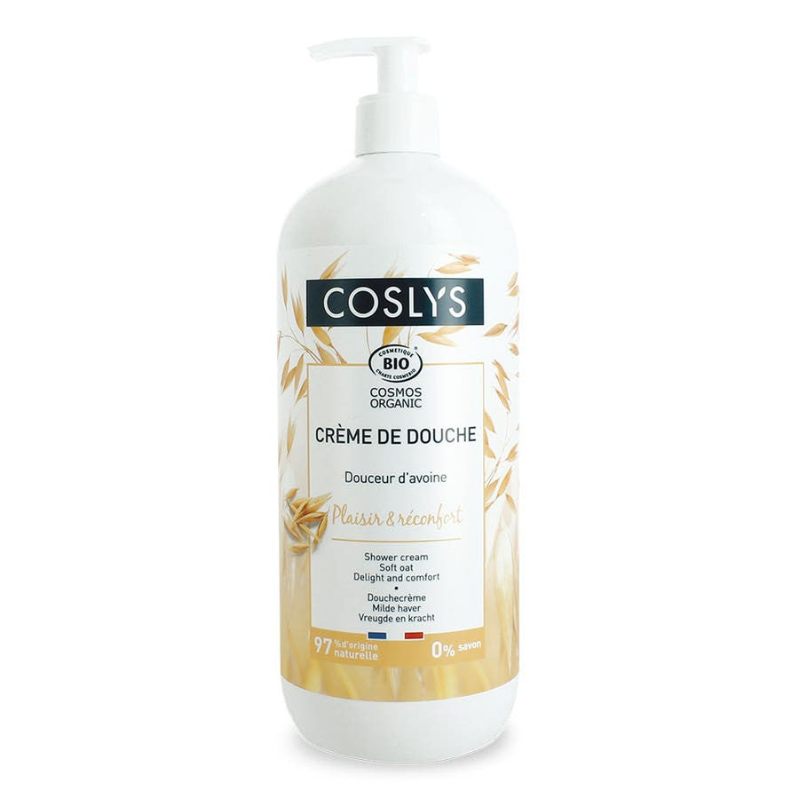 Crème de douche à l'avoine bio Coslys 1L (33,81fl oz) 