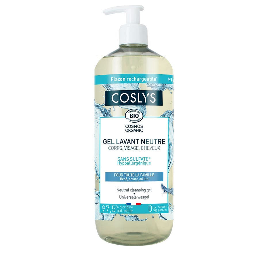 Gel lavant neutre Coslys 1 L (33,81 fl oz) 