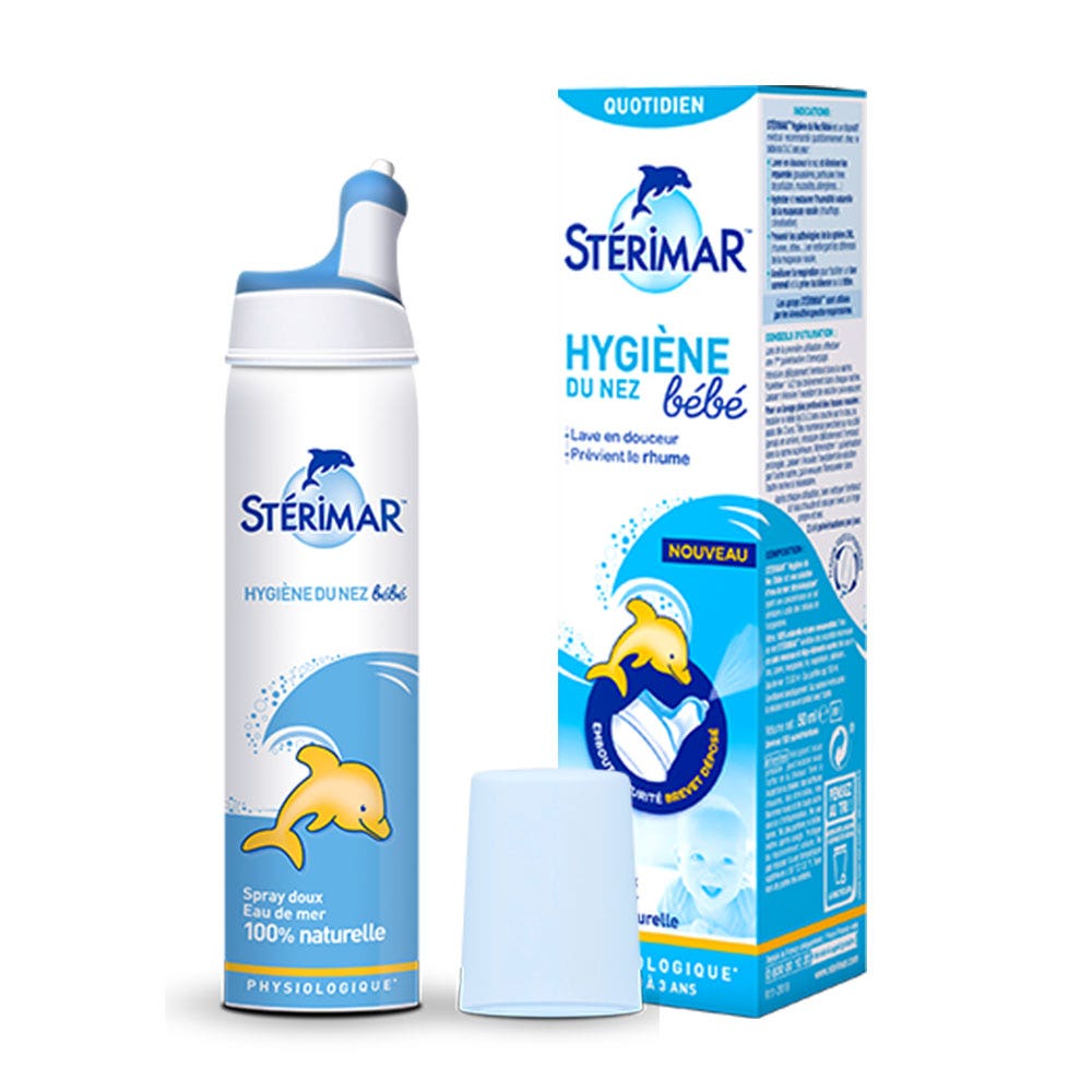 Sterimar Gentle Nose Hygiene Spray for Babies 0 to 3 years Physiological 100ml (3.38fl oz)