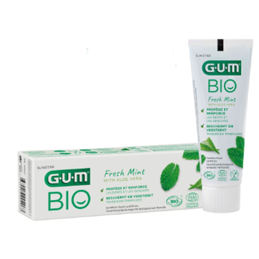 Gum Fresh Mint Organic Daily use Protection Toothpaste 75ml (2.53fl oz)