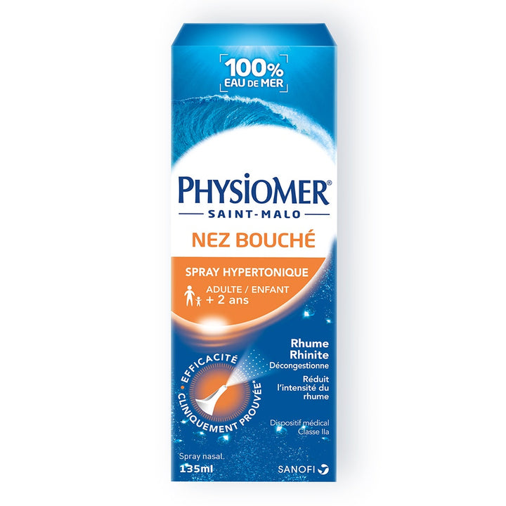 Physiomer Blocked nose hypertonic spray for adults and children Adults & Children 135ml (4.56fl oz)