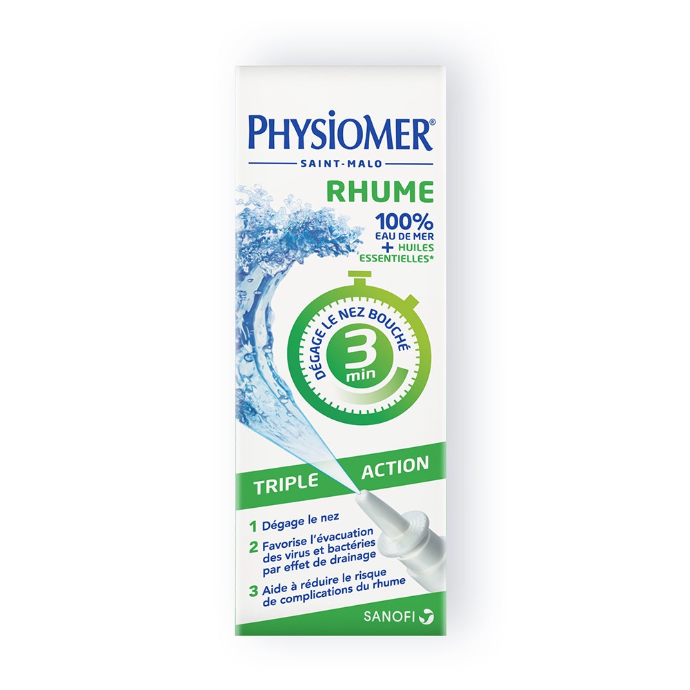 Physiomer Triple Action Nasal Spray 20ml (0.68fl oz)