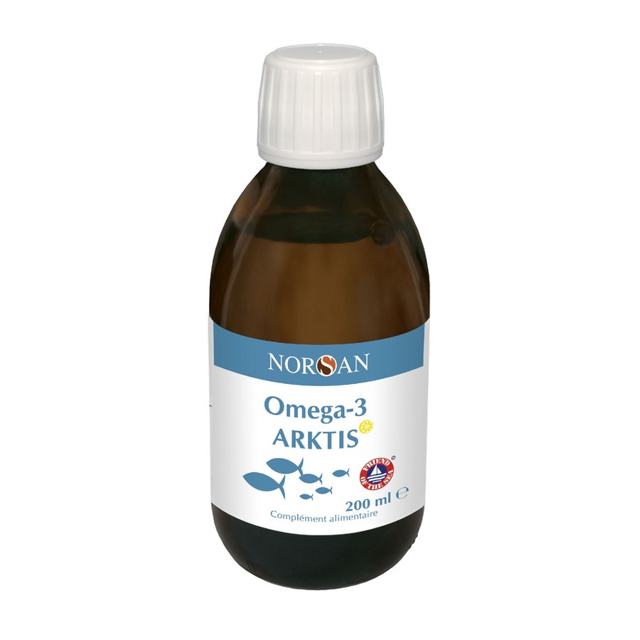 Norsan Omega 3 Arctic cod liver oil lemon 200ml (6.76 fl oz)