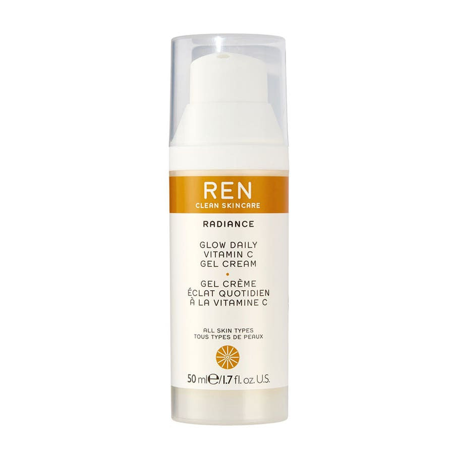 REN Clean Skincare Radiance Gel Crème Éclat à Usage Quotidien à la Vitamine C 50 ml (1,69 fl oz) 