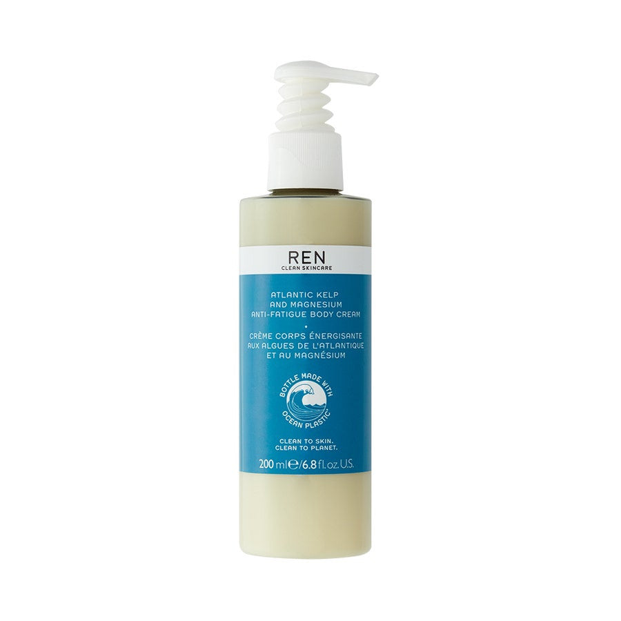 REN Clean Skincare Atlantic & magnesium waters Energising Body Cream 200ml (6.76fl oz)