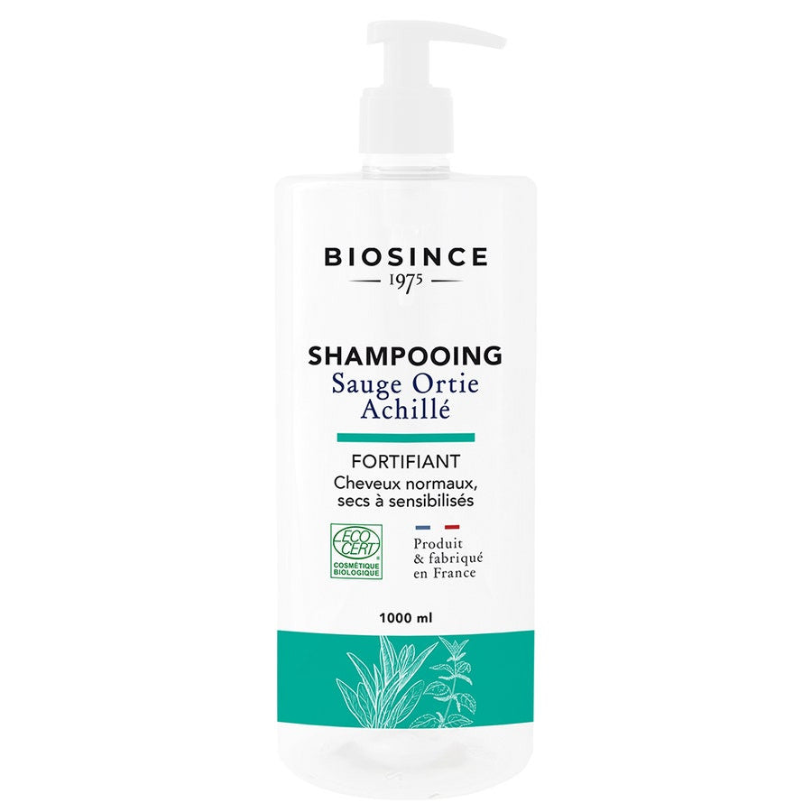 Shampoing fortifiant à la sauge, à l'ortie et à l'achillée millefeuille Bio Since 1975 1 L (33,81 fl oz) 