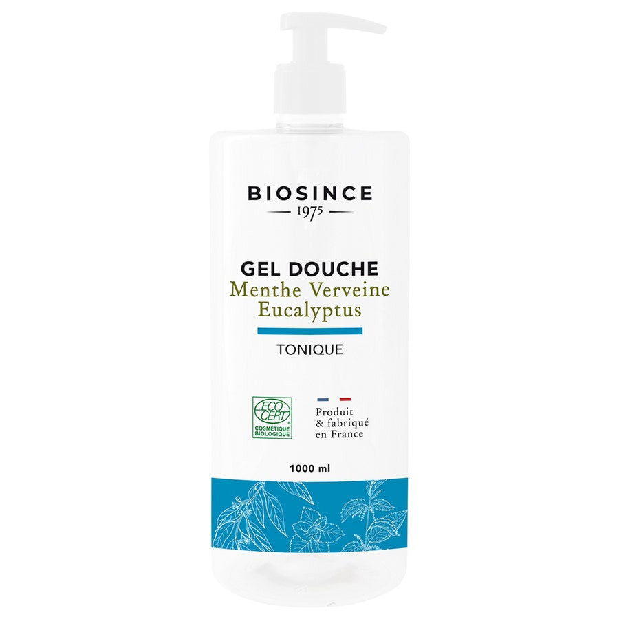 Gel douche tonique Menthe Verveine Eucalyptus Bio Depuis 1975 1 L (33,81 fl oz) 