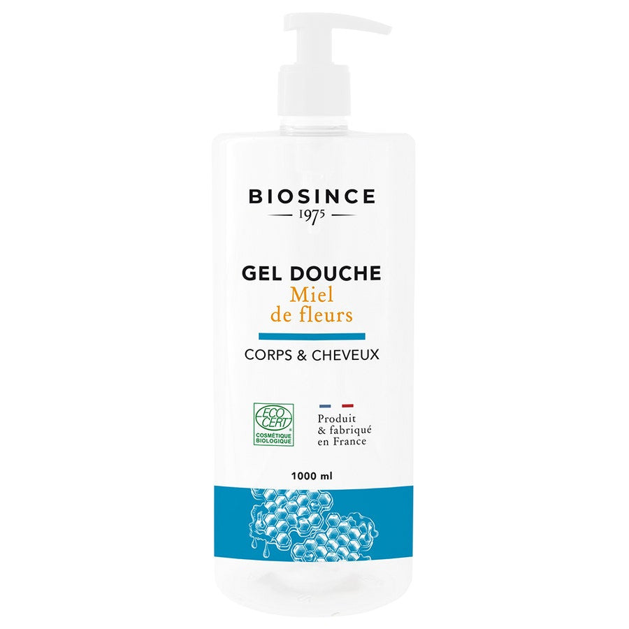 Gel douche nourrissant au miel et aux fleurs Bio Since 1975 1 L (33,81 fl oz) 