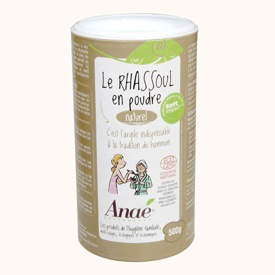 Poudre de Rhassoul Bio Anae 500g (17,63 oz) 