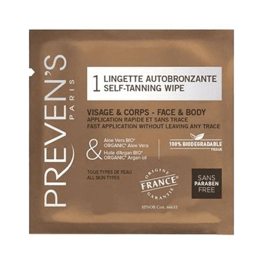 Lingettes autobronzantes Preven's 1x 