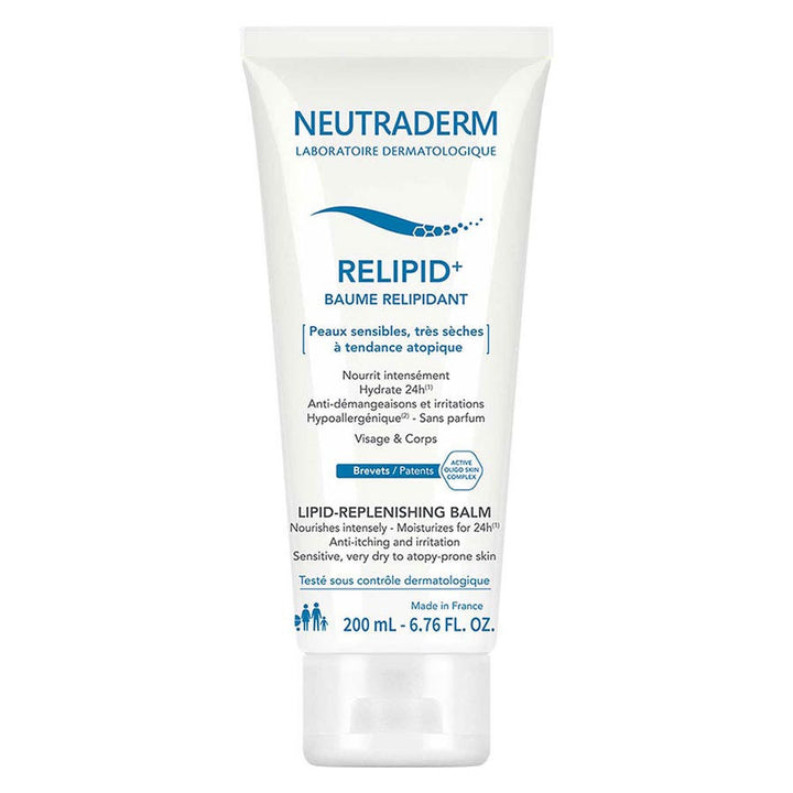 Neutraderm Relipid+ Baume Peaux Sensibles 200 ml (6,76 fl oz) 