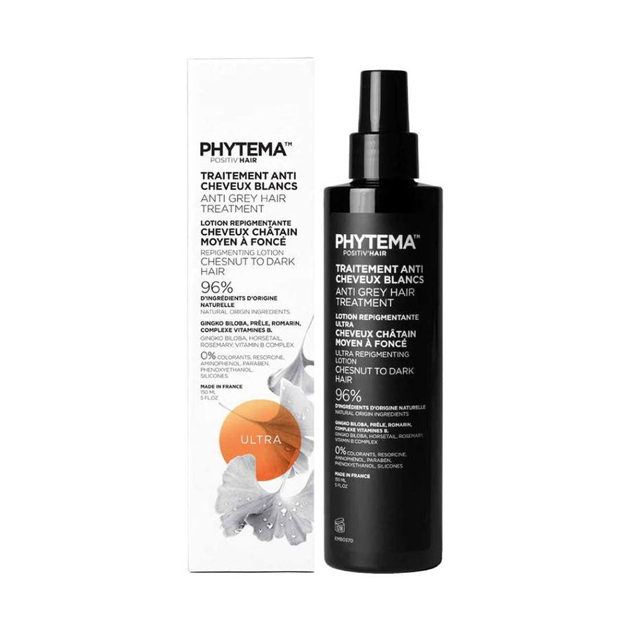 Phytema Positiv'Hair Lotion Ultra repigmentante Cheveux châtain moyen à foncé 150 ml 