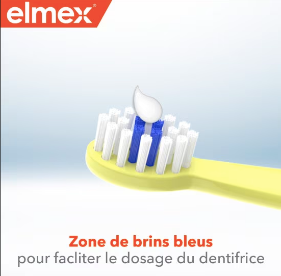 Elmex Beginner فرشاة أسنان ناعمة من عمر 0 إلى 3 سنوات