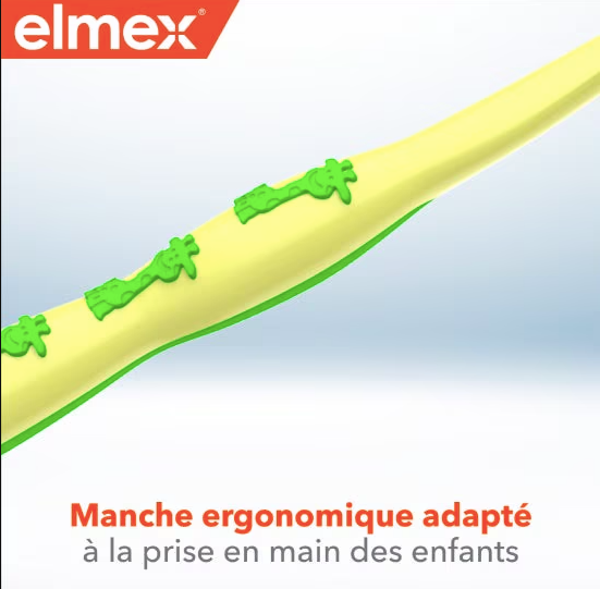 Elmex Beginner فرشاة أسنان ناعمة من عمر 0 إلى 3 سنوات