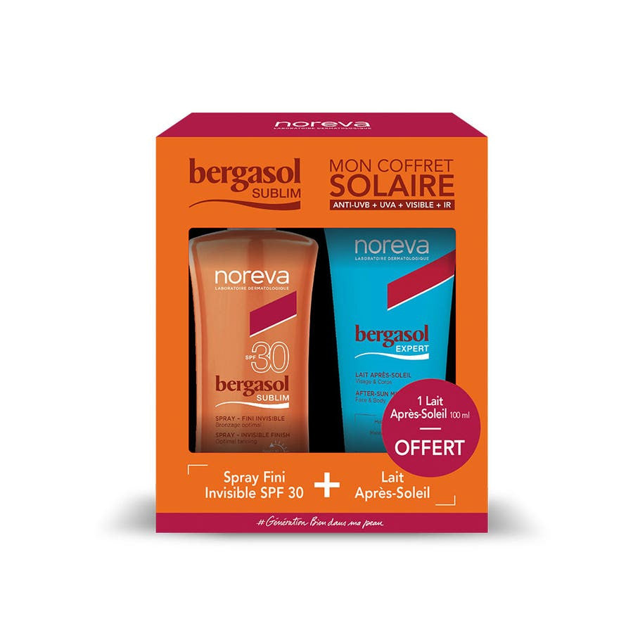 Bergasol Sublim SPF30 Suncare Spray 125ml with Complimentary 100ml After-Sun Lotion