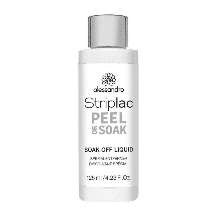 Dissolvant liquide pour peau sèche ou sèche Alessandro Striplac Soak Off 125 ml (4,22 fl oz) 